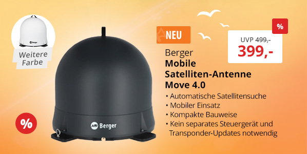Berger Move 4.0 mobile Satelliten-Antenne