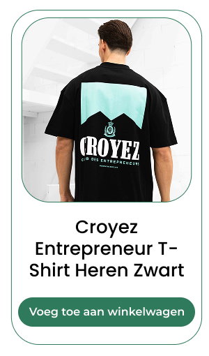 Croyez Entrepreneur T-Shirt Heren Zwart Voeg toe aan winkelwagen