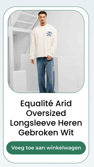 Equalité Arid Oversized Longsleeve Heren Gebroken Wit Voeg toe aan winkelwagen