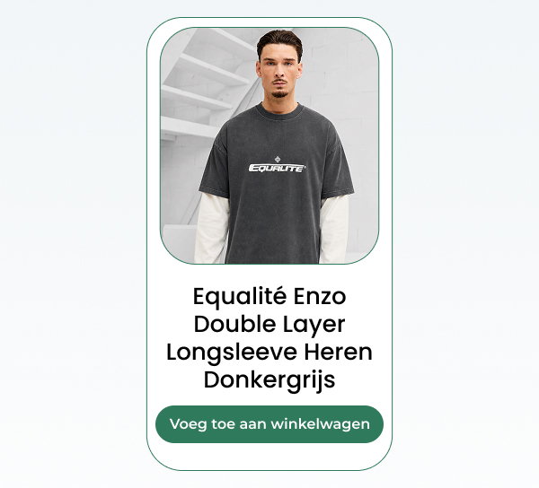 Equalité Enzo Double Layer Longsleeve Heren Donkergrijs Voeg toe aan winkelwagen