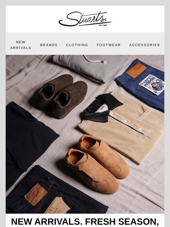 New Arrivals at Stuarts London