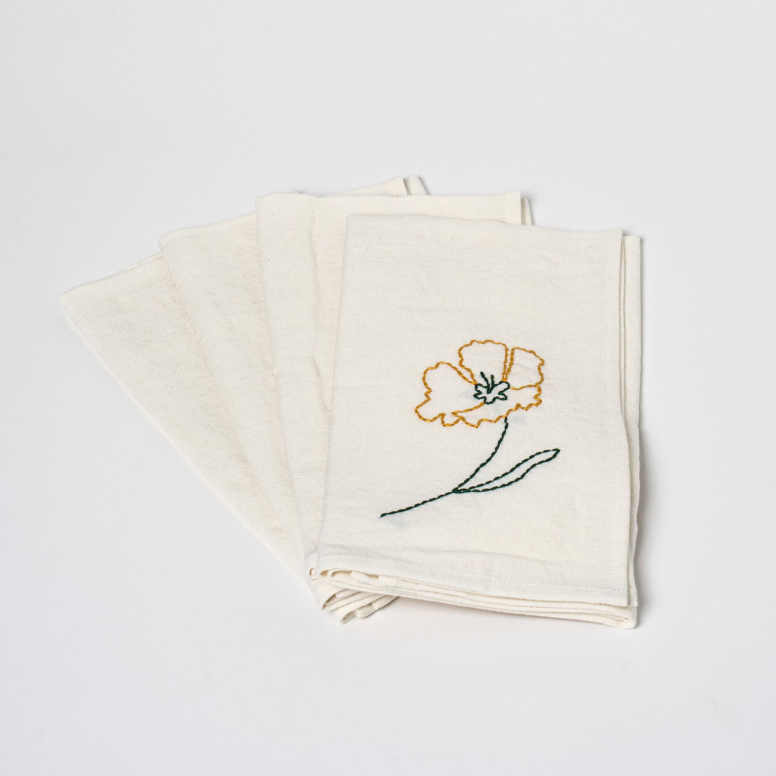 Fleurs Romantiques Table Napkins | Set of 4