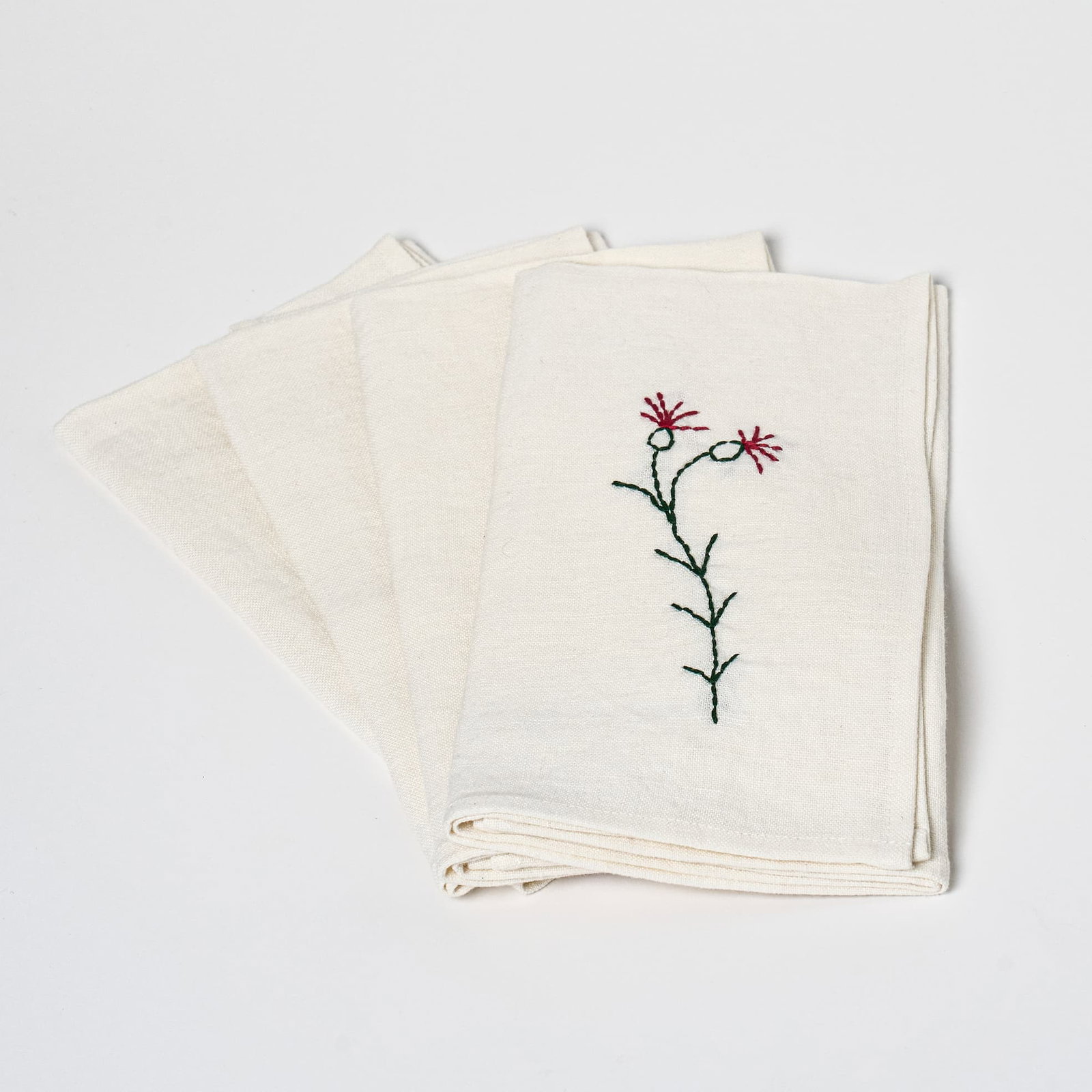 Fleurs Romantiques Table Napkins | Set of 4