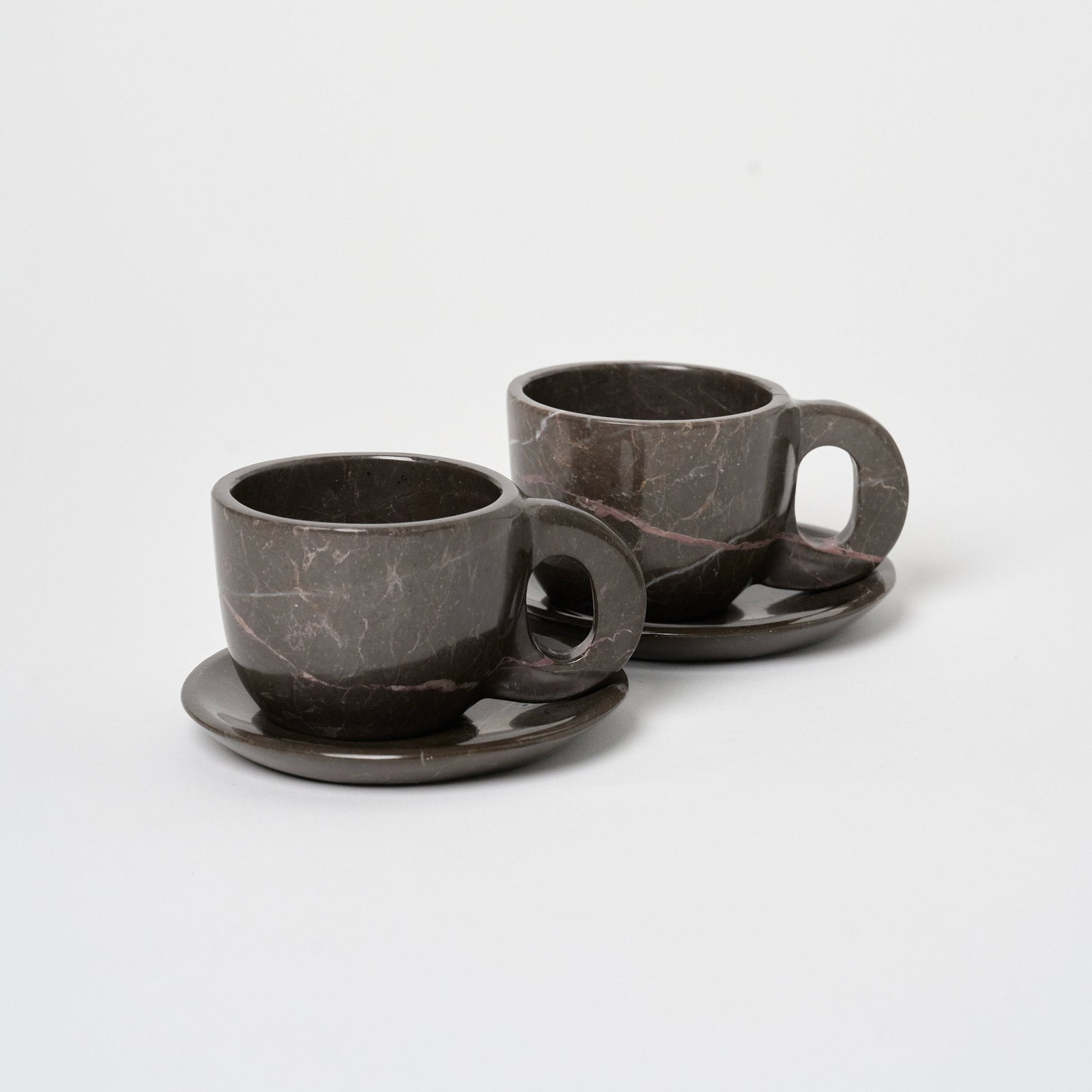 Marble Mug + Saucer | Set of 2
