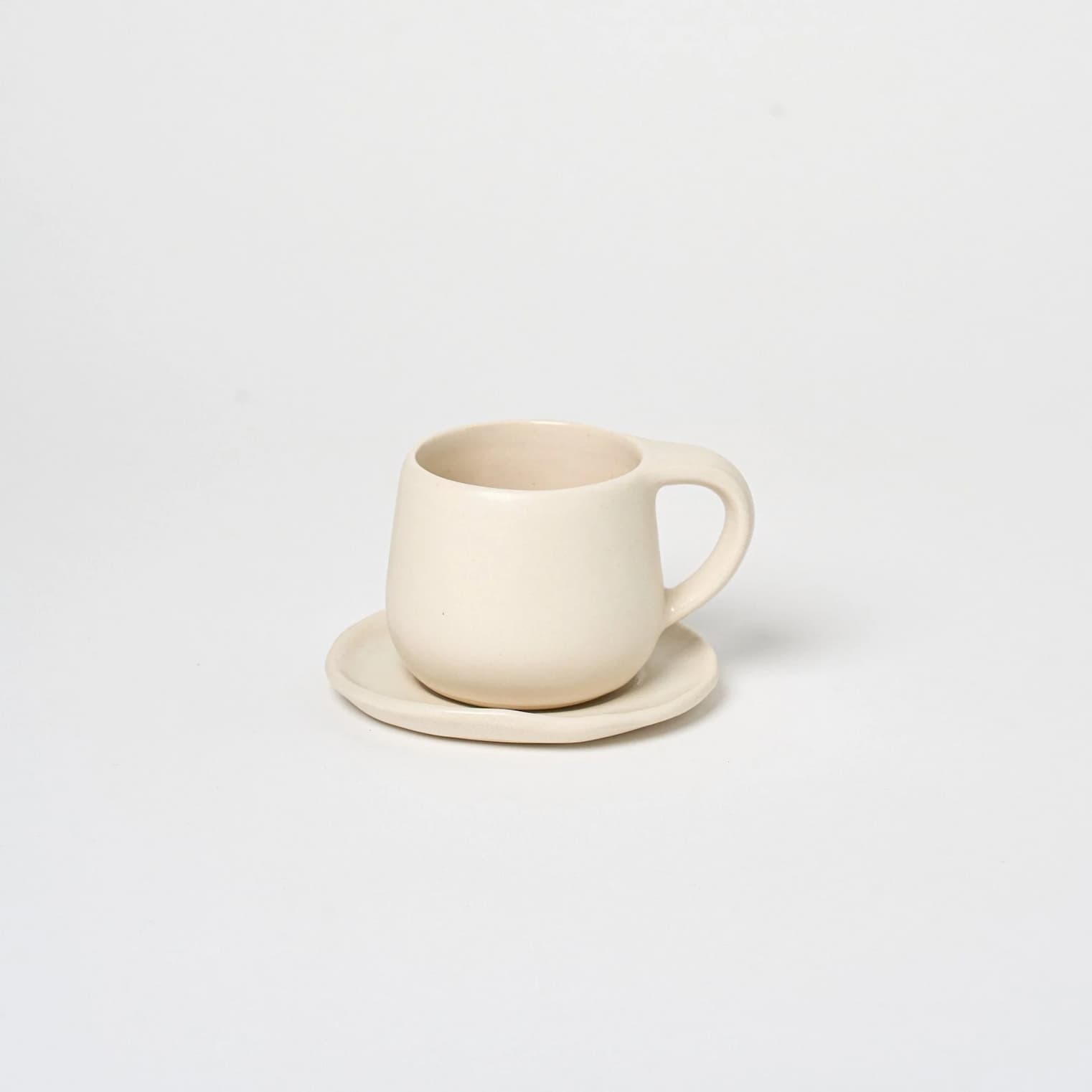 Ceramic Mug + Saucer