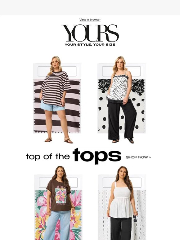 JUST DROPPED: Tops