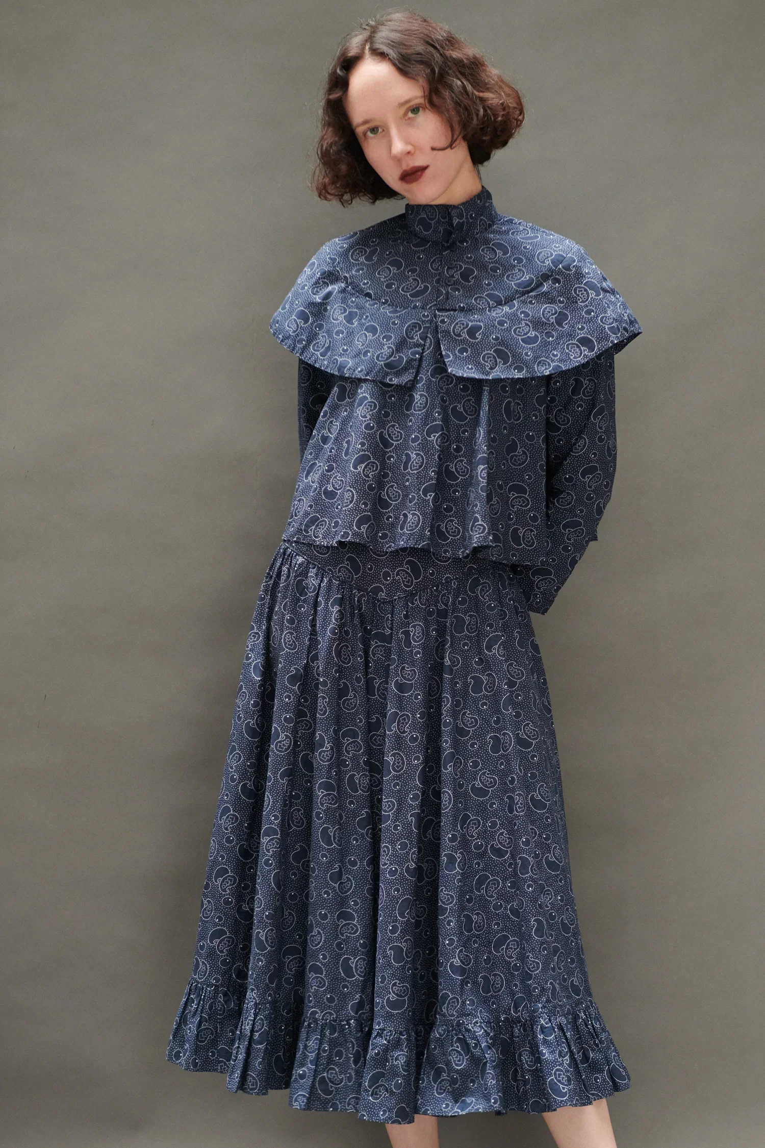 Image of McKinley Top in Midnight Paisley