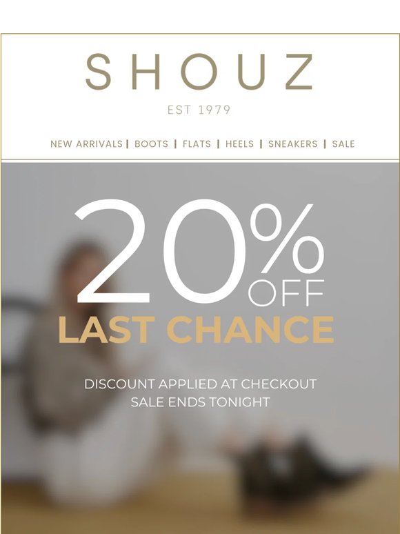Ends tonight: 20% off everything
