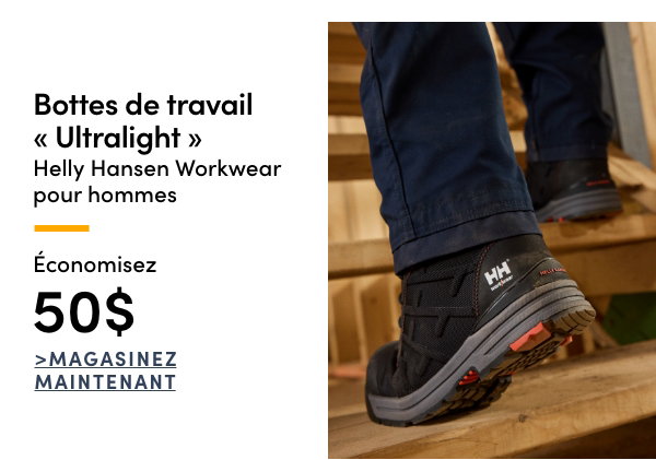 Bottes de travail « Ultralight » Helly Hansen Workwear pour hommes économisez 50$