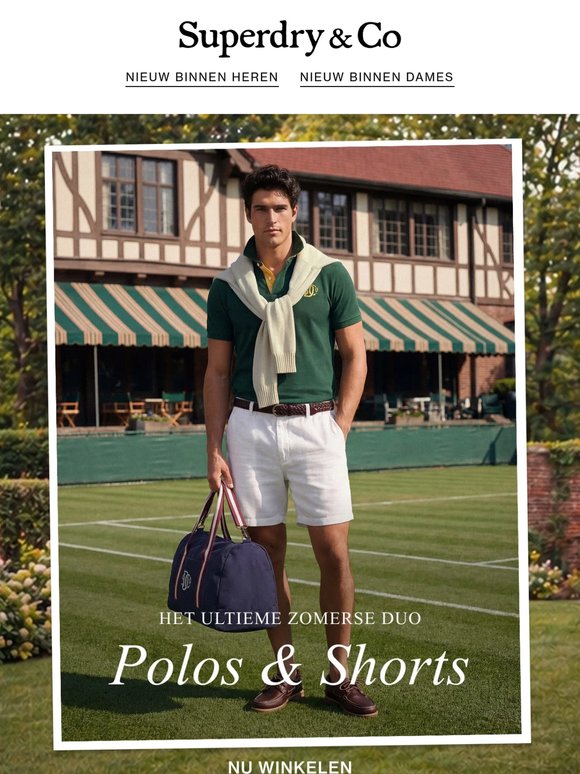 Het ultieme duo: polo’s en shorts