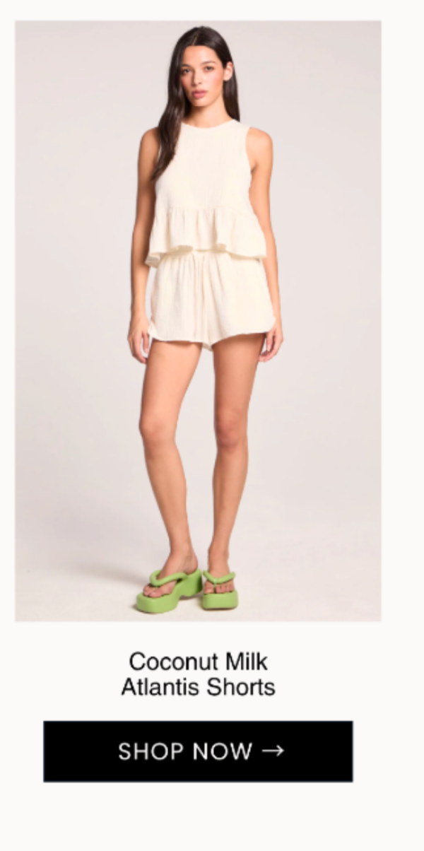 Coconut Milk Atlantis Shorts
