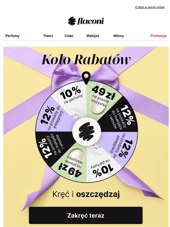 💜 Koło Rabatów: zakręć i odbierz swój rabat
