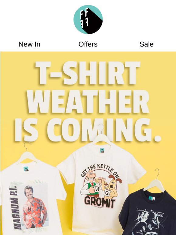 T-shirt weather is coming. ☀️