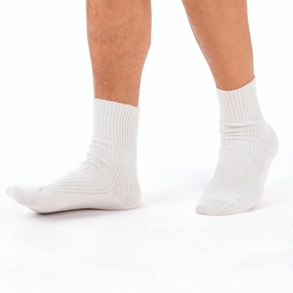 Image of 100% Organic Cotton Socks for Adults (Midweight) - 2 Pack