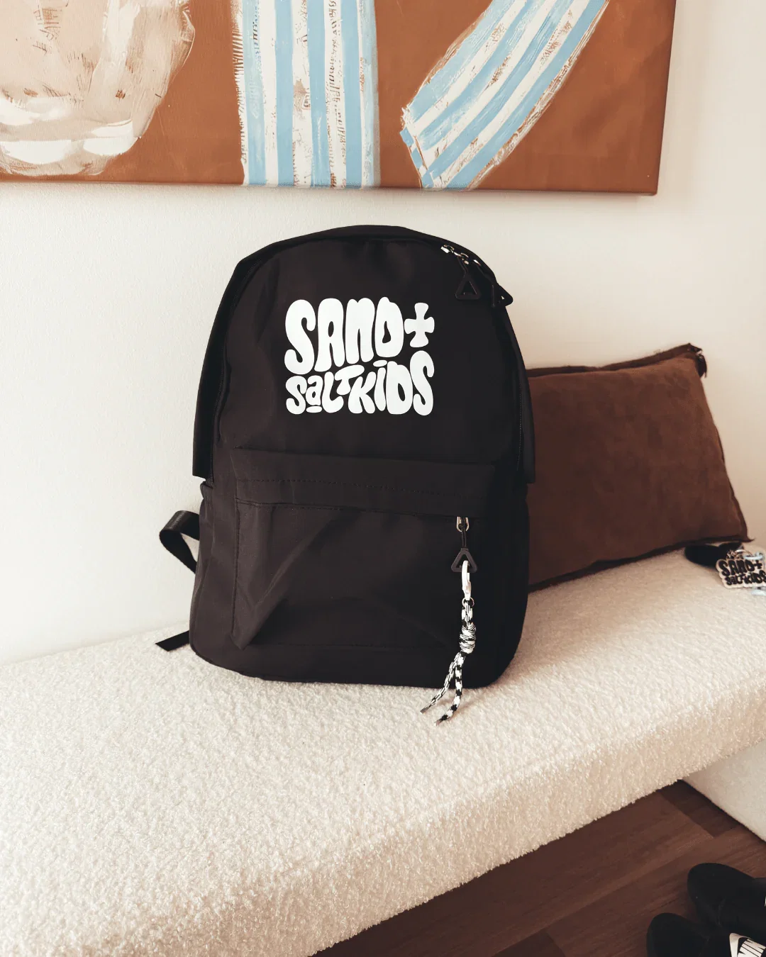 Image of Sand + Salt Kids Backpack (Black)