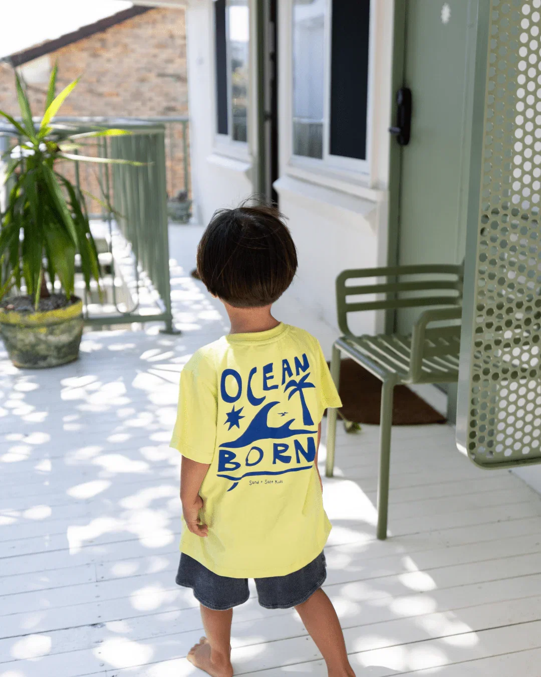 Image of Ocean Born Tee (Lime Green)