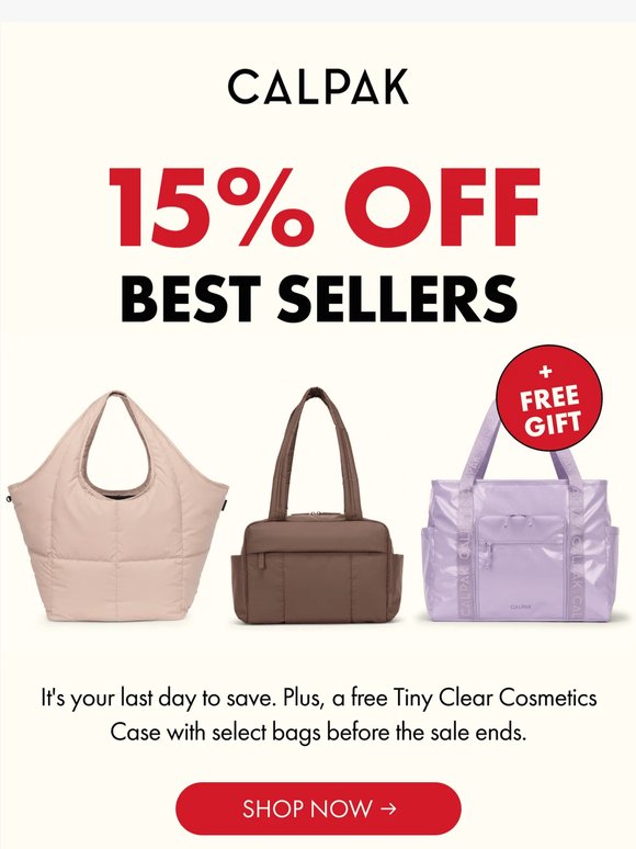 Almost Gone: 15% Off Best Sellers