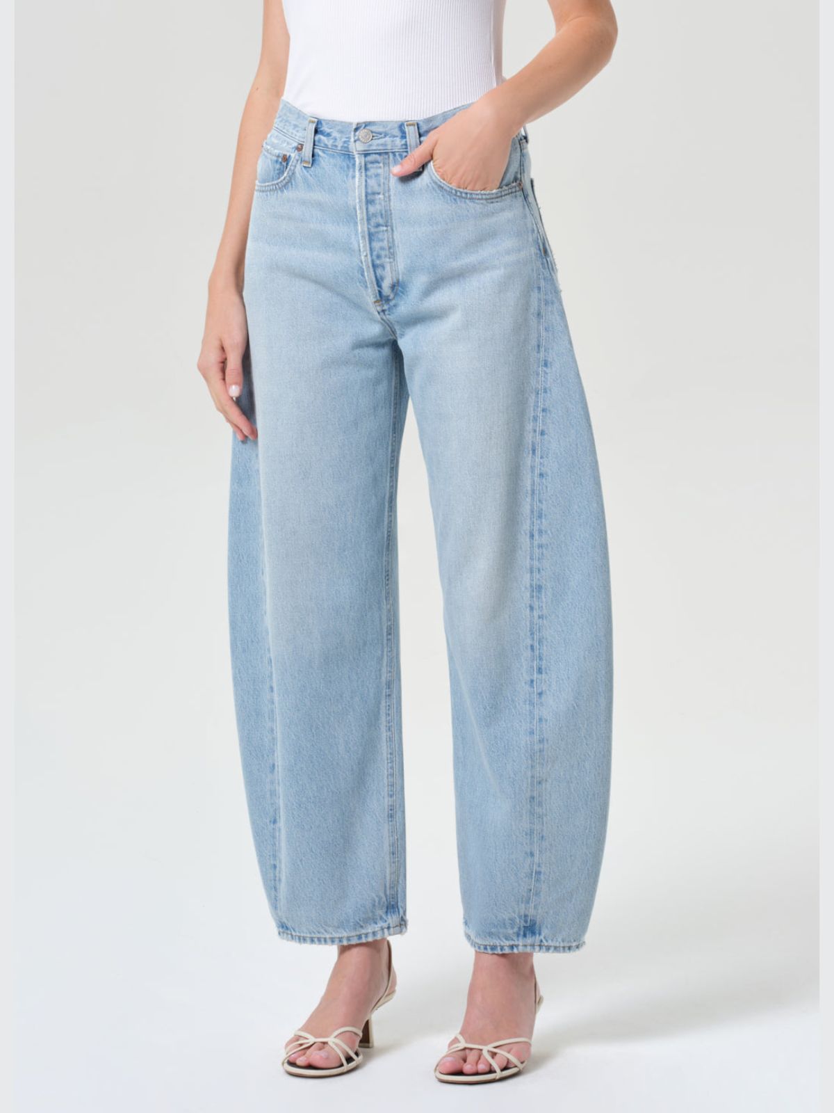 Low Curve Jean Crop - Black AGOLDE  Regular price£320.00