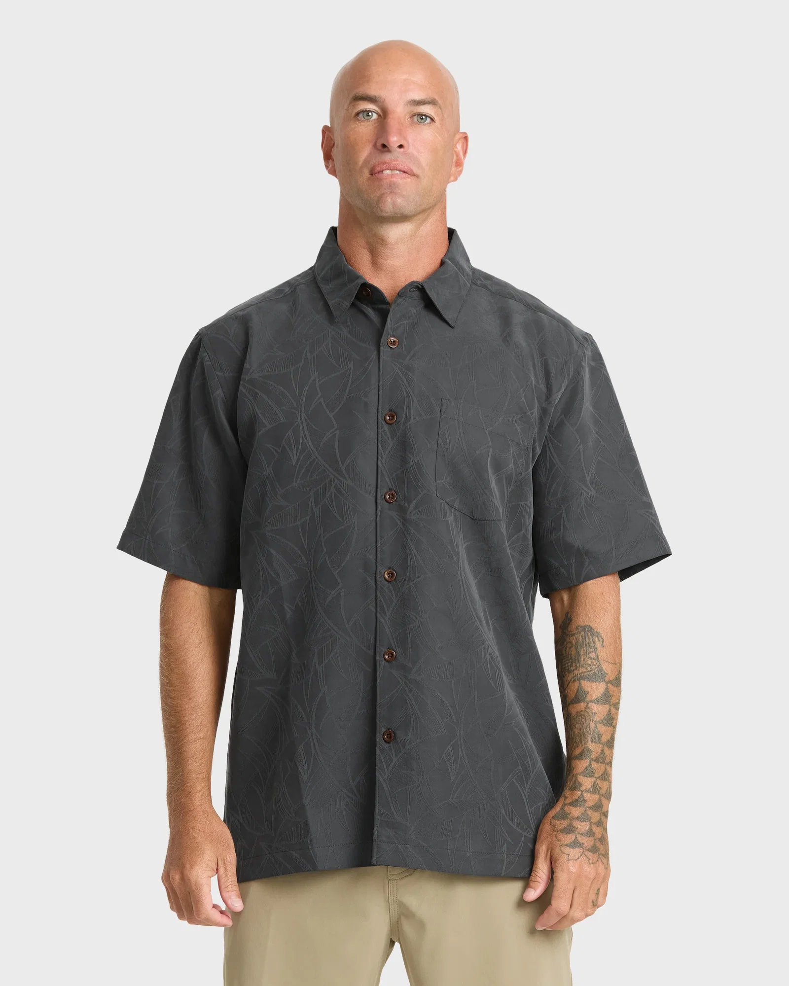 Image of Waterman Island Jungle Shirt - Phantom