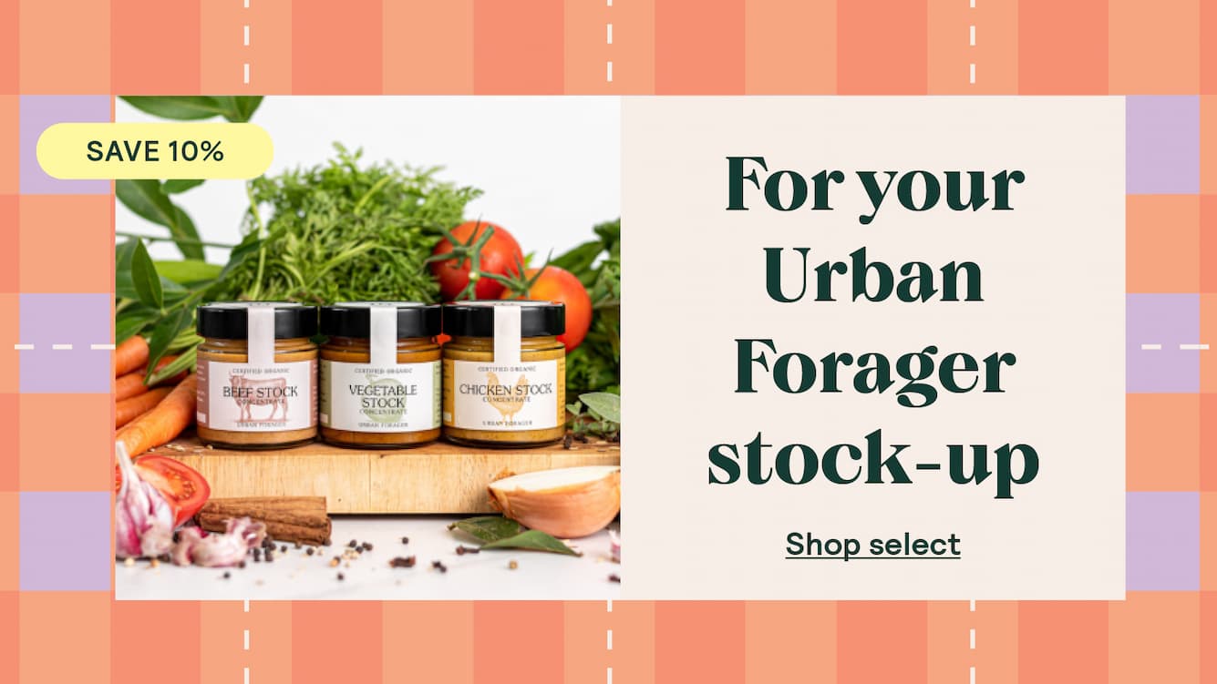 Shop Urban Forager stocks 10% off