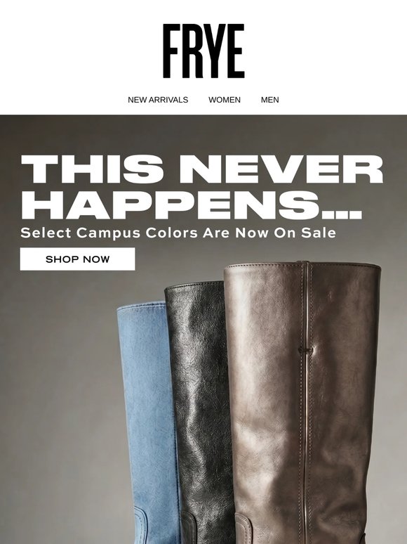 This never happens: Campus on sale