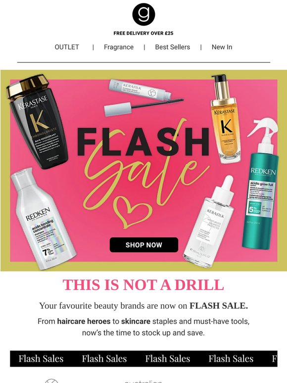 FLASH SALE 🚨 Up to 25% Off Beauty Faves