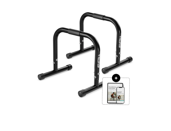 Steel fitness parallettes