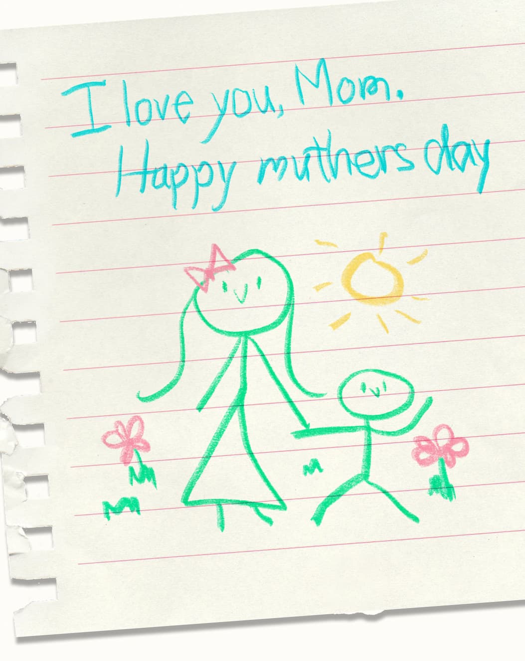 I love you, Mom. 