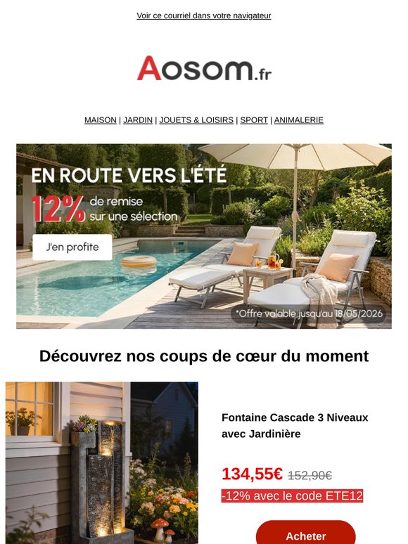 🌴 En route vers l'été : -12% sur votre sélection favorite !