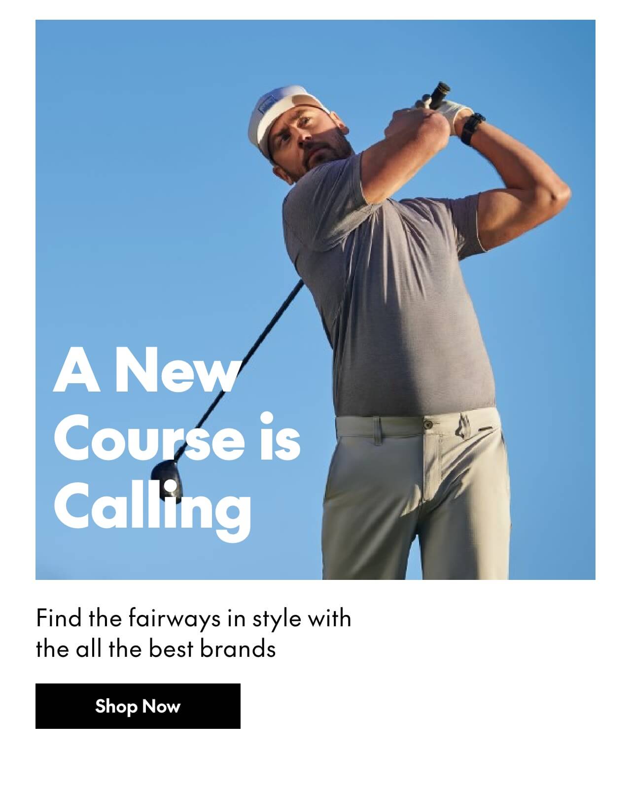 A new course is calling