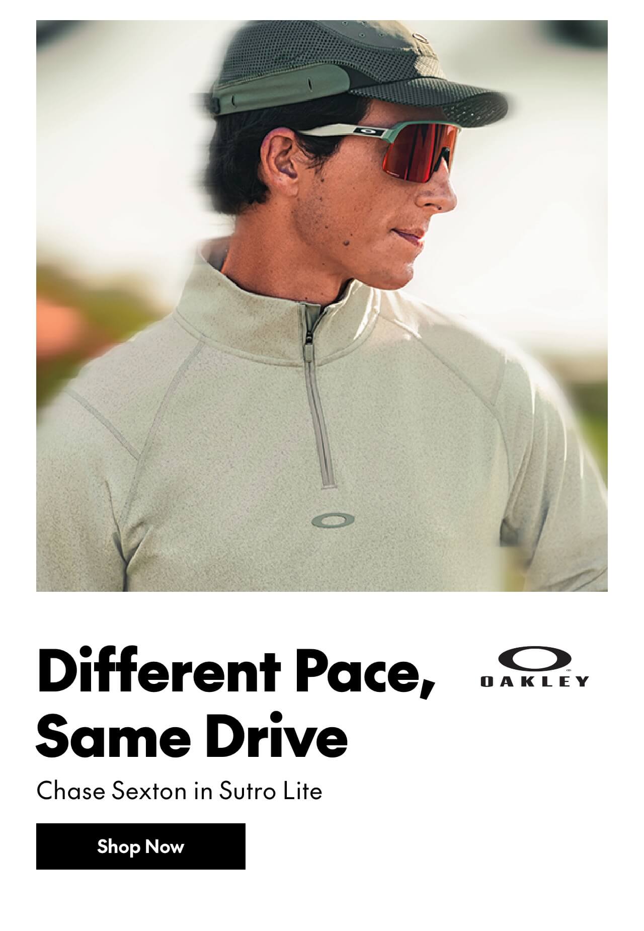 Different pace, same drive. 