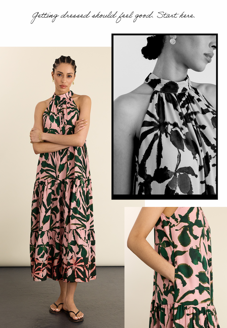Anouk Printed Sleeveless Maxi Dress