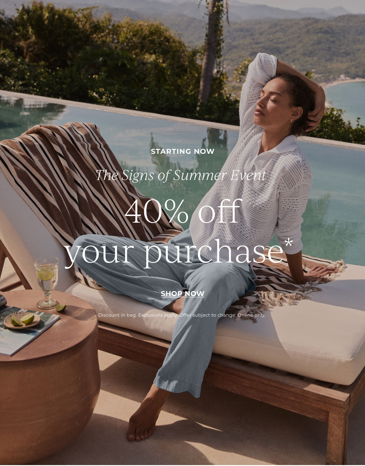 Starting Now! 40% off your purchase | Shop Now