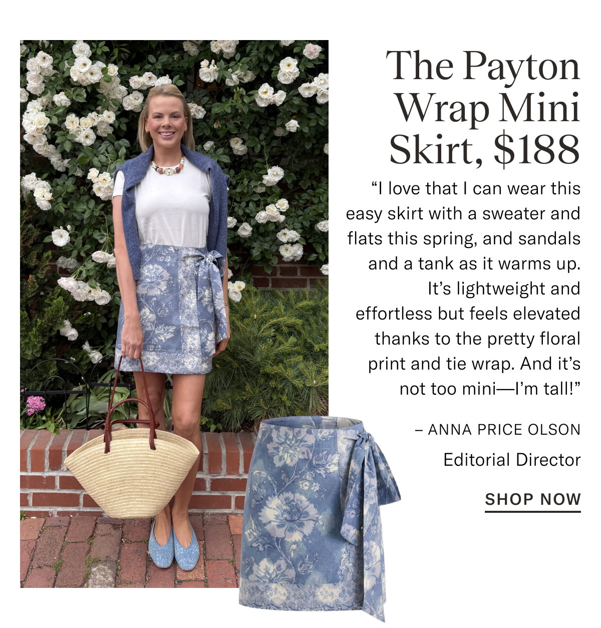 The Payton Wrap Mini Skirt