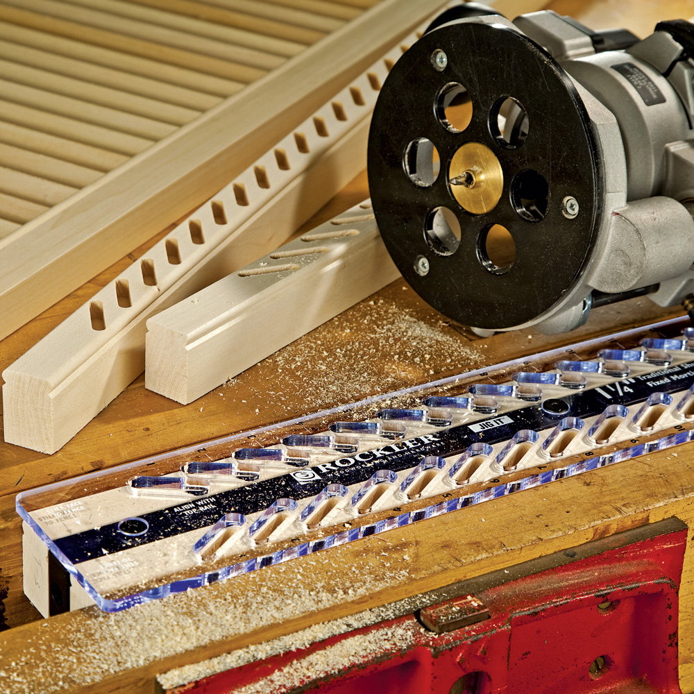Rockler 1-1/4'' Fixed Louver Template Set for Shutter System
