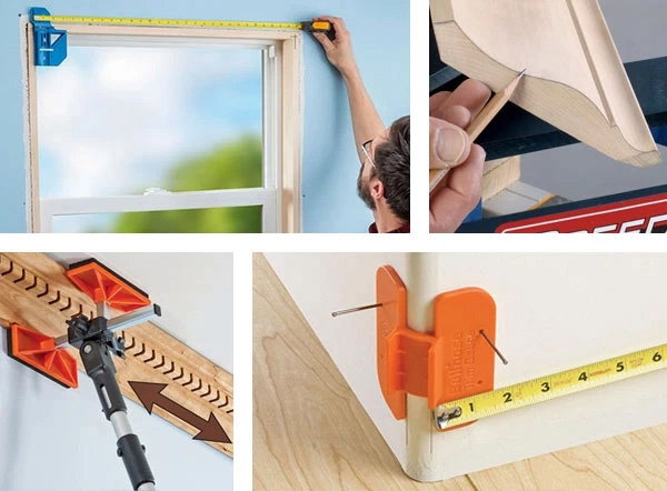 Installing trim elements