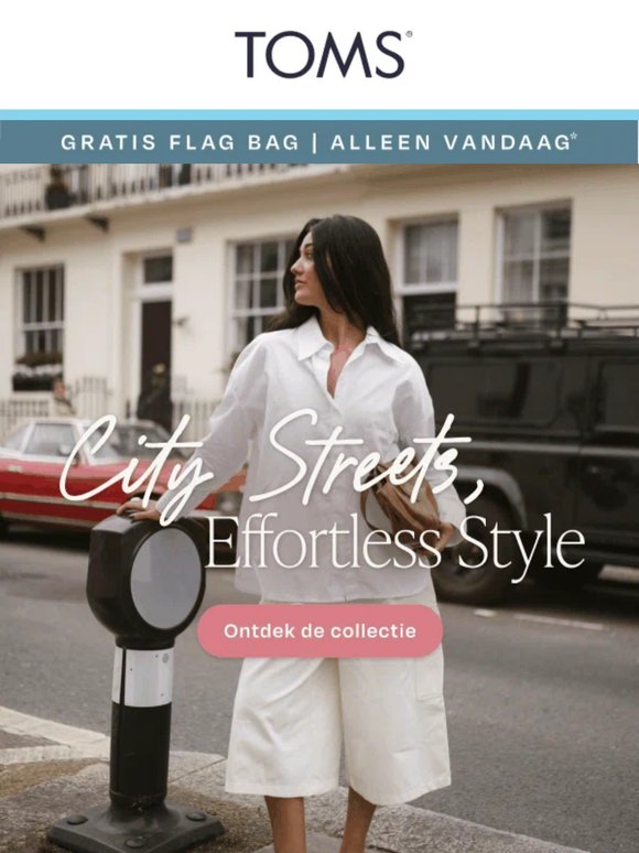 Alleen vandaag: GRATIS* Flag Bag