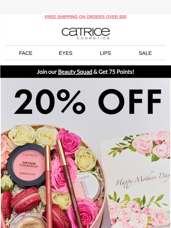 20% off for the Moms…or yourself 💕