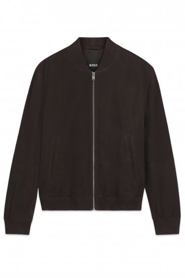 H Muller Leather Jacket Brown