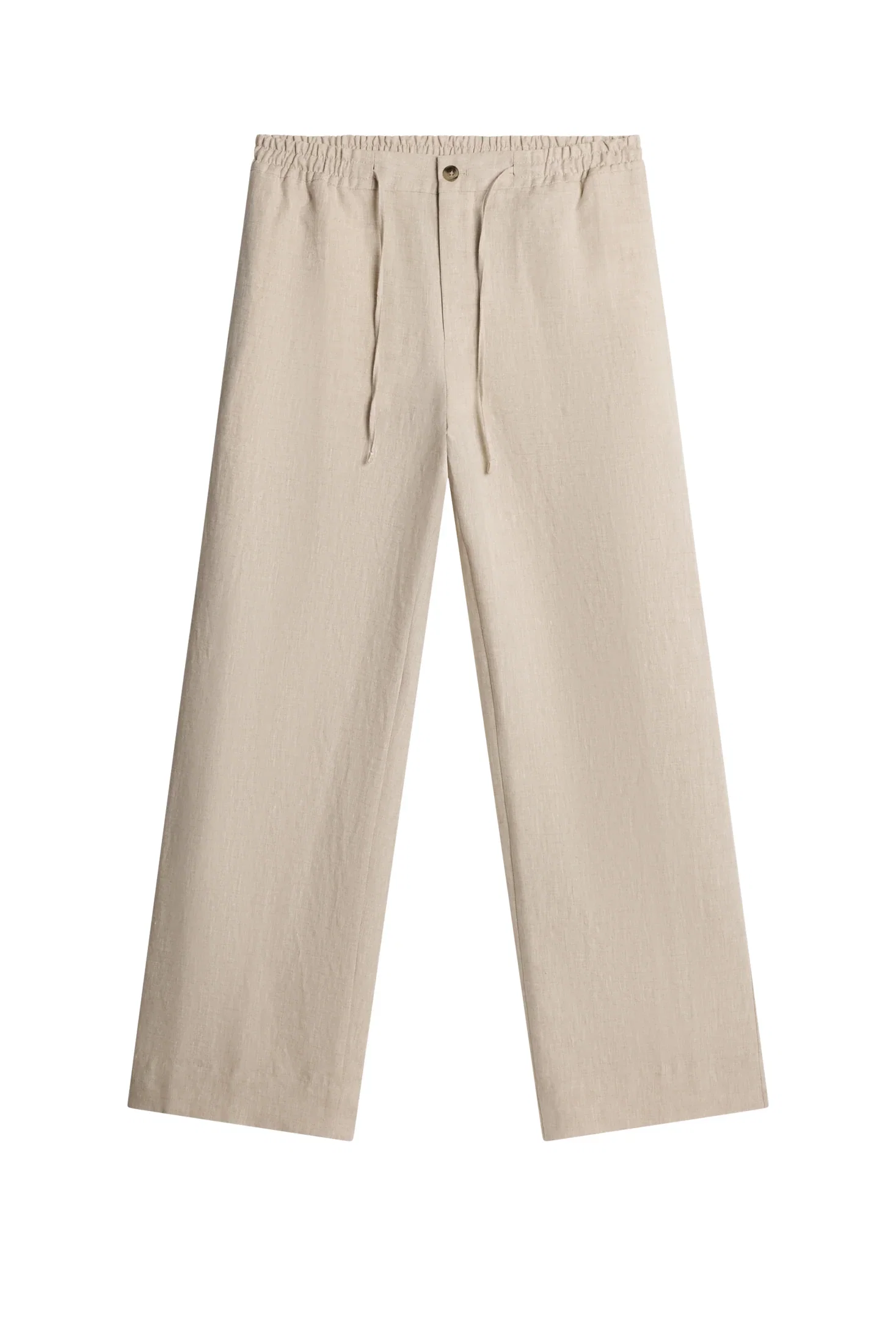 Image of Noah Drape Linen Pants / Moonbeam