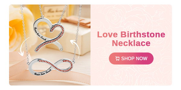 Love Birthstone Necklace