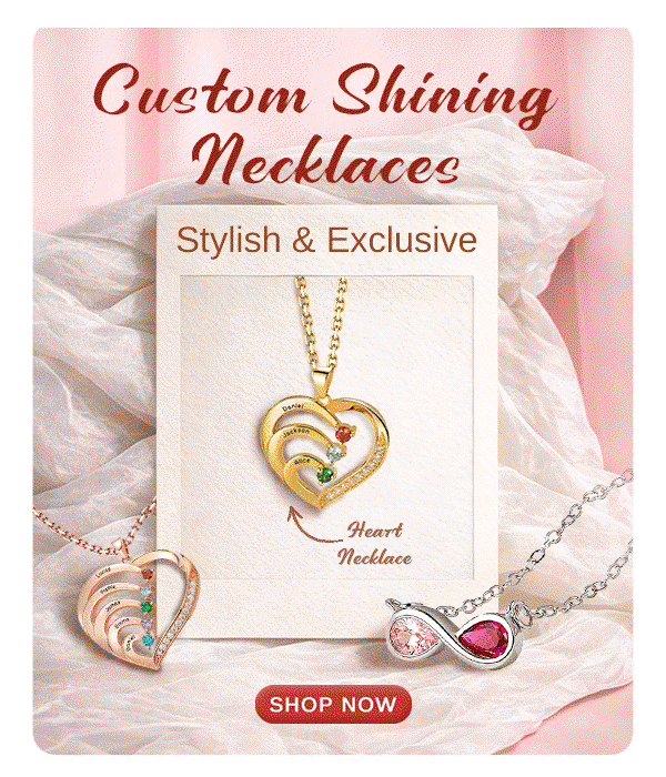 Custom Shining Necklaces Stylish & Exclusive