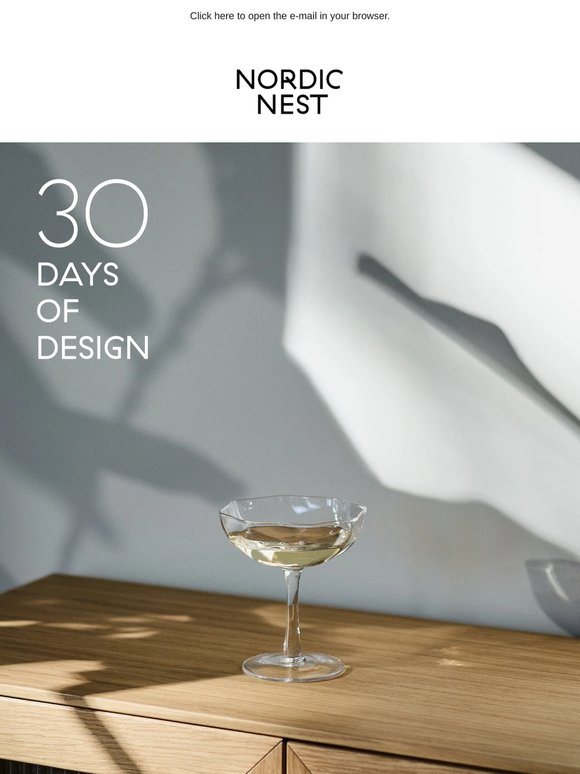 Last chance: up to 50% off design for everyday life