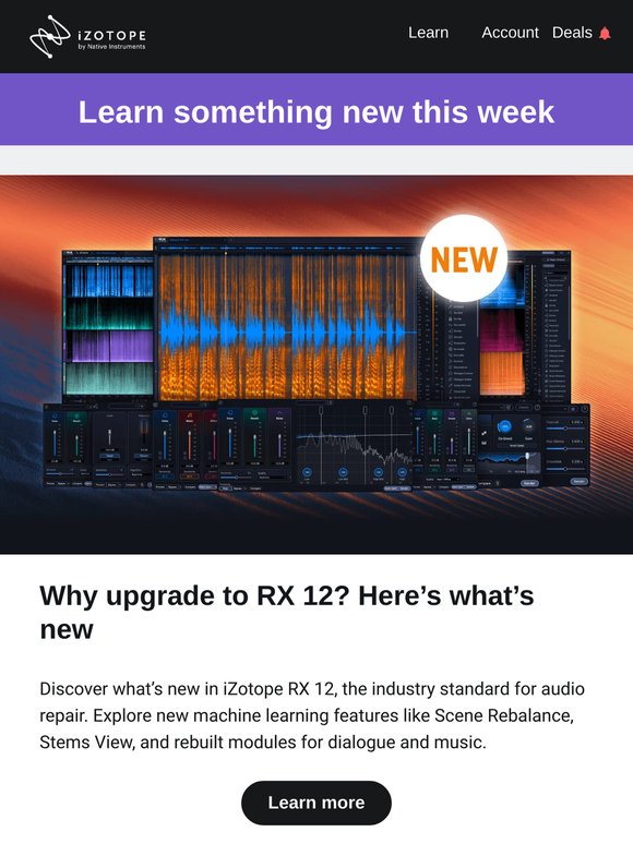 Your guide to RX 12: flawless audio for any project