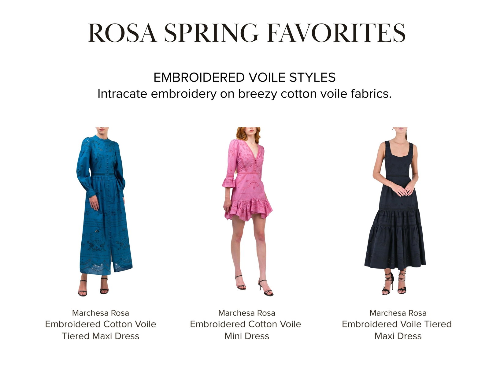 Embroidered Voile Styles