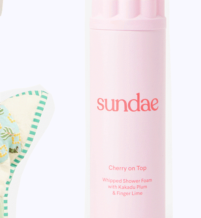 Sundae Cherry On Top Shower Foam