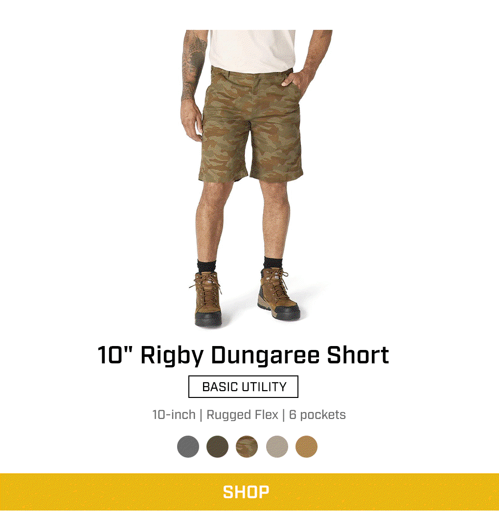 A rotating image of the Carhartt 102514 short in camo print