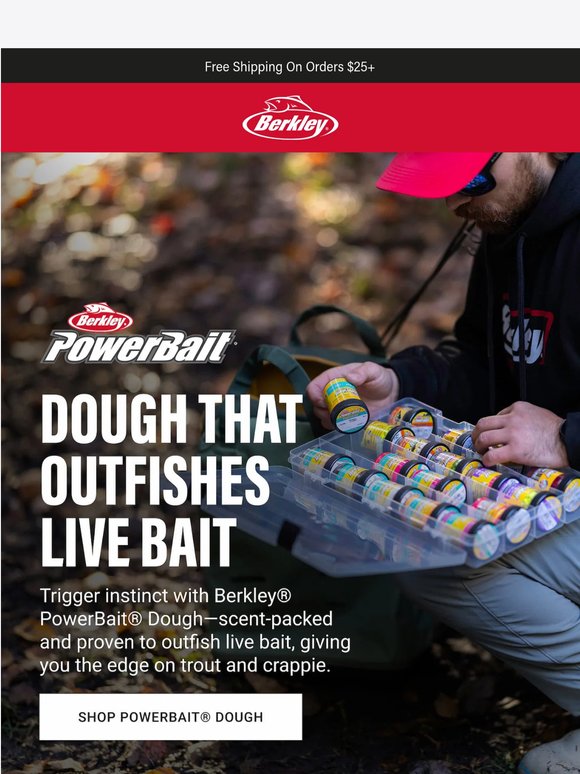 Let Dough Do The Dirty Work — Berkley® PowerBait® Dough