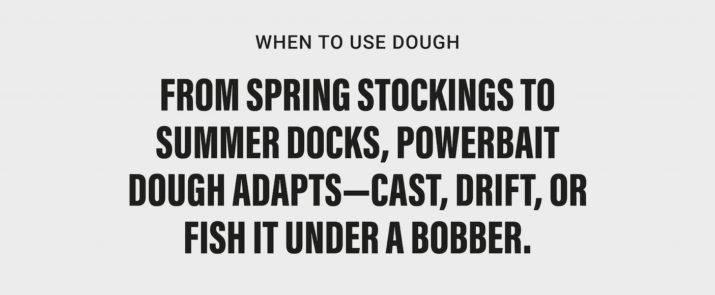 PowerBait Dough Callout