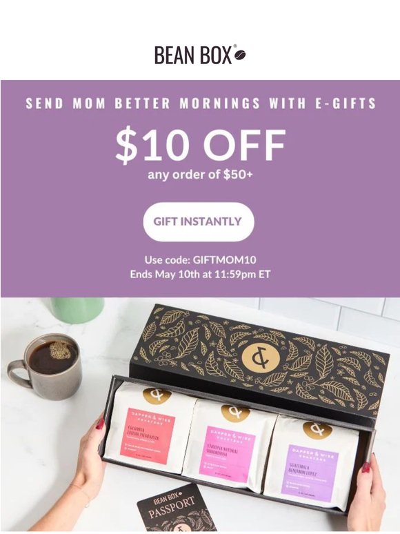 Gift Instantly: Send Mom Better Mornings ☕👩